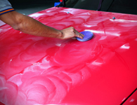 Hand Applied Paint Wax Sealant Application